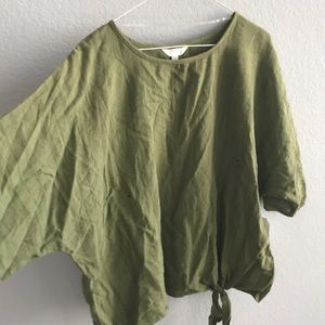 Army Green Blouse